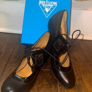 Fluevog Mary Janes With Low Heel